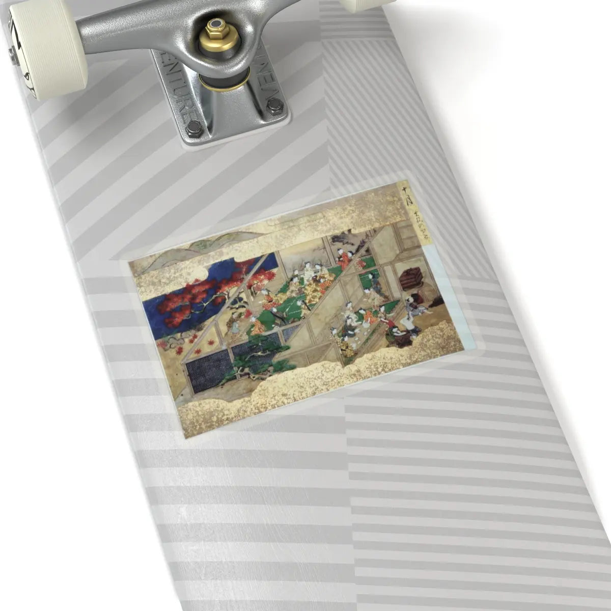 unknown - Activities of Twelve Months of the Year (Tsukinami-e) - late 17th century v8 - STICKER Vinyl Kiss-Cut Decal
