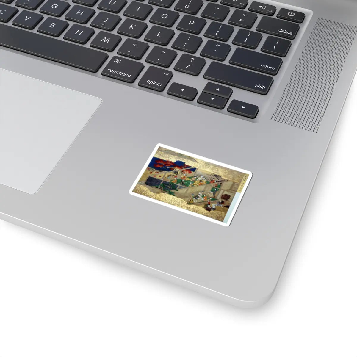 unknown - Activities of Twelve Months of the Year (Tsukinami-e) - late 17th century v8 - STICKER Vinyl Kiss-Cut Decal