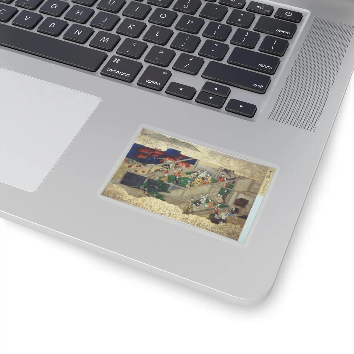 unknown - Activities of Twelve Months of the Year (Tsukinami-e) - late 17th century v8 - STICKER Vinyl Kiss-Cut Decal