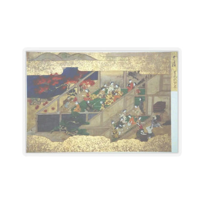 unknown - Activities of Twelve Months of the Year (Tsukinami-e) - late 17th century v8 - STICKER Vinyl Kiss-Cut Decal