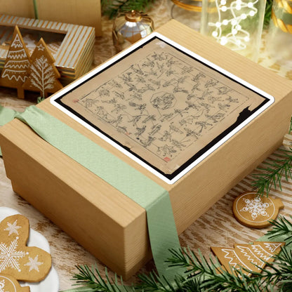 SKU:TSS-STICK-NKNGRC-6X6-14KIM Sizes:6" × 6" Types:White