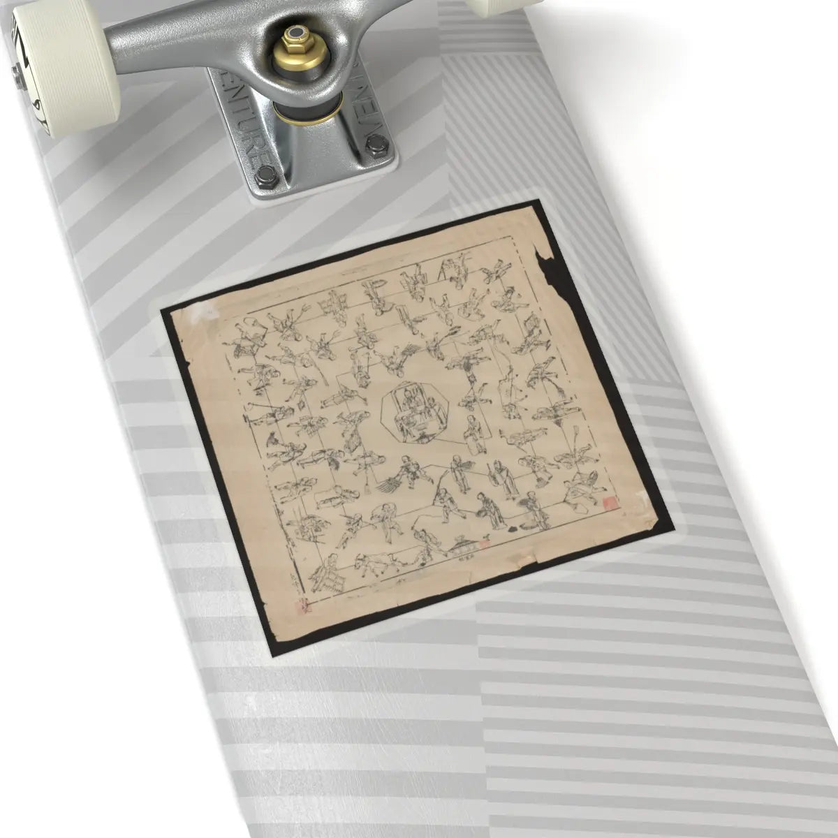 SKU:TSS-STICK-NKNGRC-6X6 Sizes:6" × 6" Types:Transparent