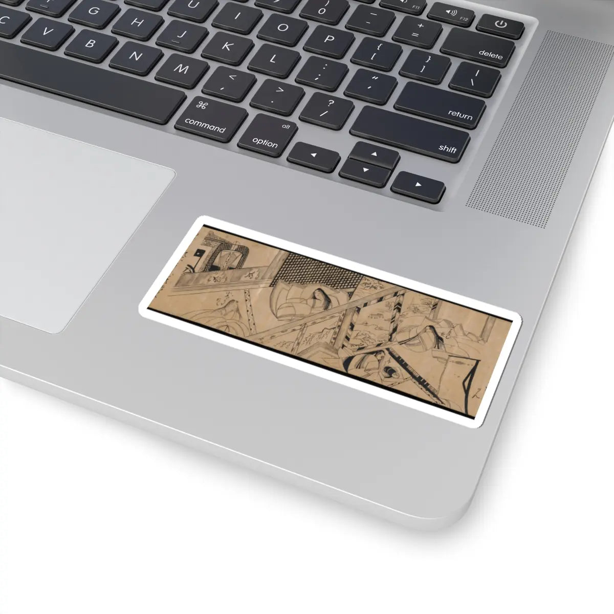 unknown - Akashi, Channel Buoys (Miotsukushi), The Wormwood Patch (Yomogiu), Gatehouse (Sekiya), - unknown v1 - STICKER Vinyl Kiss-Cut Decal