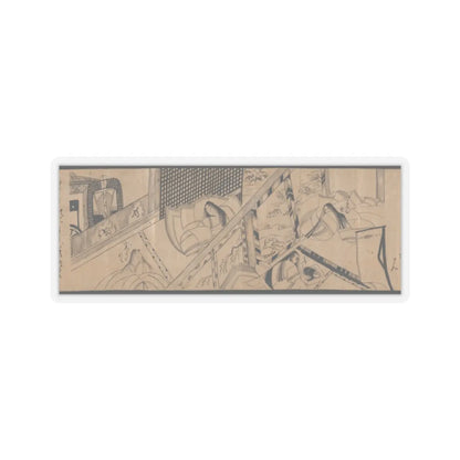 unknown - Akashi, Channel Buoys (Miotsukushi), The Wormwood Patch (Yomogiu), Gatehouse (Sekiya), - unknown v21 - STICKER Vinyl Kiss-Cut Decal
