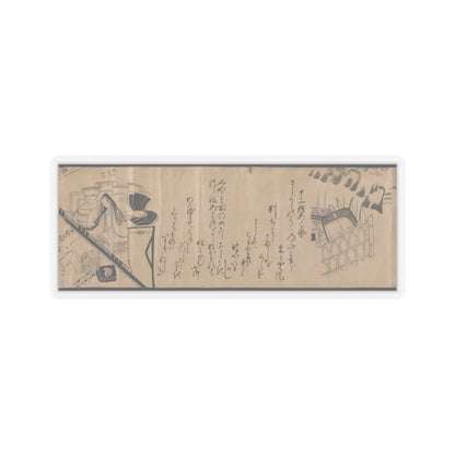 unknown - Akashi, Channel Buoys (Miotsukushi), The Wormwood Patch (Yomogiu), Gatehouse (Sekiya), - unknown v28 - STICKER Vinyl Kiss-Cut Decal