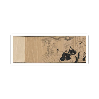 unknown - Akashi, Channel Buoys (Miotsukushi), The Wormwood Patch (Yomogiu), Gatehouse (Sekiya), - unknown v37 - STICKER Vinyl Kiss-Cut Decal