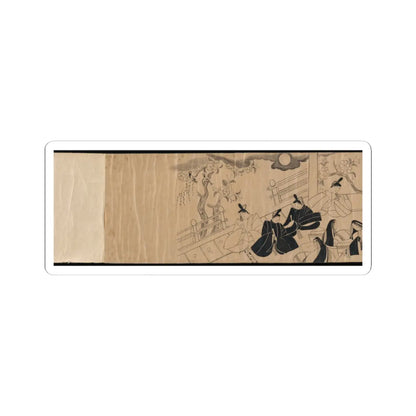 unknown - Akashi, Channel Buoys (Miotsukushi), The Wormwood Patch (Yomogiu), Gatehouse (Sekiya), - unknown v37 - STICKER Vinyl Kiss-Cut Decal
