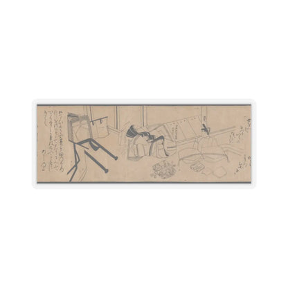 unknown - Akashi, Channel Buoys (Miotsukushi), The Wormwood Patch (Yomogiu), Gatehouse (Sekiya), - unknown v6 - STICKER Vinyl Kiss-Cut Decal