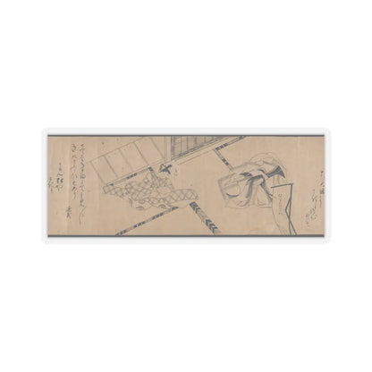 unknown - Akashi, Channel Buoys (Miotsukushi), The Wormwood Patch (Yomogiu), Gatehouse (Sekiya), - unknown v8 - STICKER Vinyl Kiss-Cut Decal