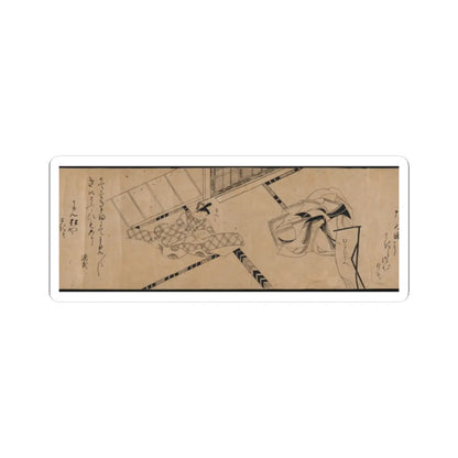 unknown - Akashi, Channel Buoys (Miotsukushi), The Wormwood Patch (Yomogiu), Gatehouse (Sekiya), - unknown v8 - STICKER Vinyl Kiss-Cut Decal