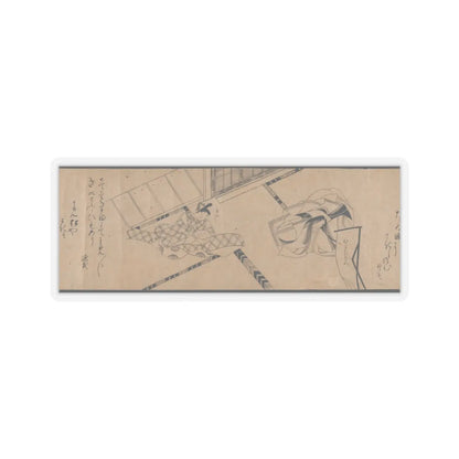 unknown - Akashi, Channel Buoys (Miotsukushi), The Wormwood Patch (Yomogiu), Gatehouse (Sekiya), - unknown v8 - STICKER Vinyl Kiss-Cut Decal