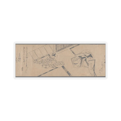 unknown - Akashi, Channel Buoys (Miotsukushi), The Wormwood Patch (Yomogiu), Gatehouse (Sekiya), - unknown v8 - STICKER Vinyl Kiss-Cut Decal