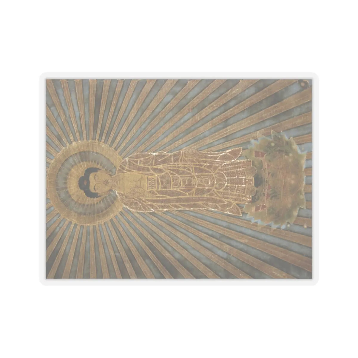 unknown - Amida Manifesting in the Dharma-body of Expedient Means - 18th century v2 - STICKER Vinyl Kiss-Cut Decal