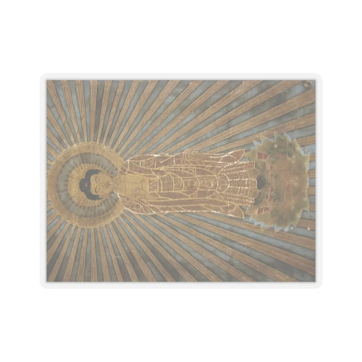 unknown - Amida Manifesting in the Dharma-body of Expedient Means - 18th century v2 - STICKER Vinyl Kiss-Cut Decal