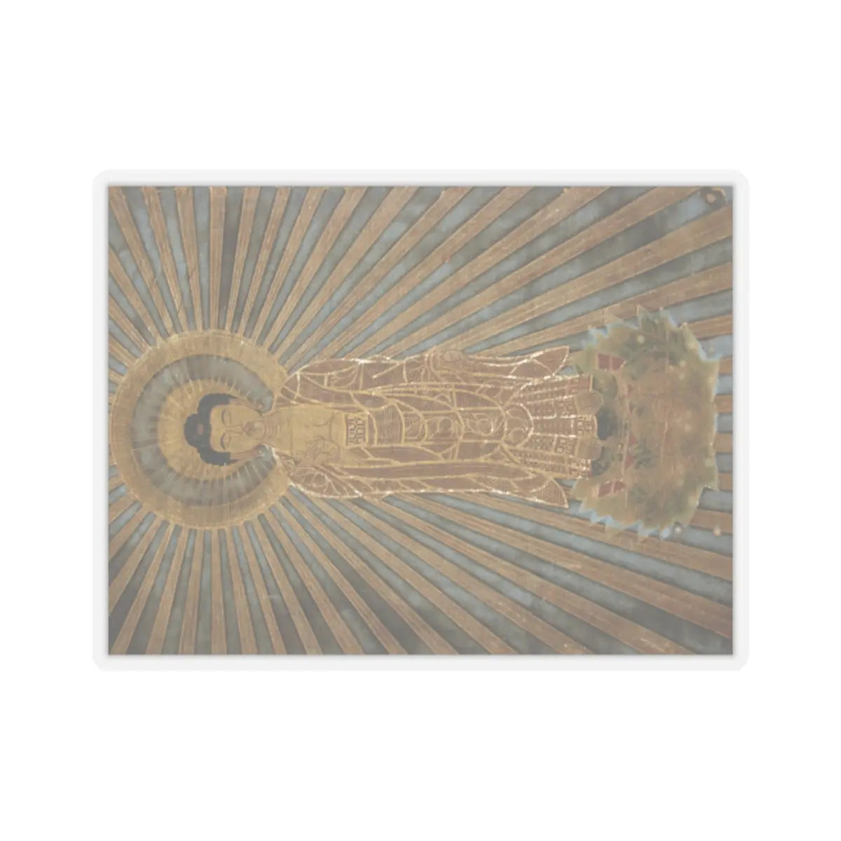 unknown - Amida Manifesting in the Dharma-body of Expedient Means - 18th century v2 - STICKER Vinyl Kiss-Cut Decal