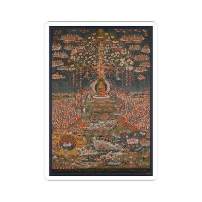 unknown - Amitabha, the Buddha of the Western Pure Land (Sukhavati) - ca. 1700 - STICKER Vinyl Kiss-Cut Decal