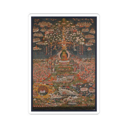 unknown - Amitabha, the Buddha of the Western Pure Land (Sukhavati) - ca. 1700 - STICKER Vinyl Kiss-Cut Decal