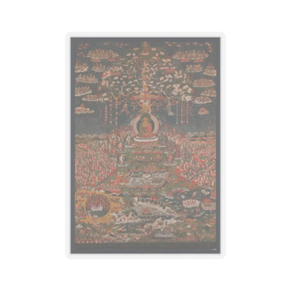 unknown - Amitabha, the Buddha of the Western Pure Land (Sukhavati) - ca. 1700 - STICKER Vinyl Kiss-Cut Decal