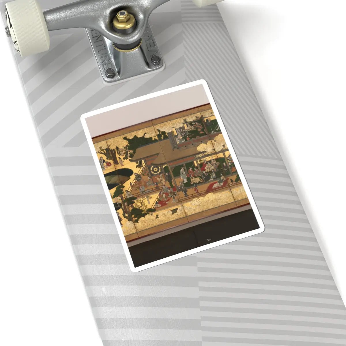unknown - Amusements in a Mansion - mid-17th century v4 - STICKER Vinyl Kiss-Cut Decal