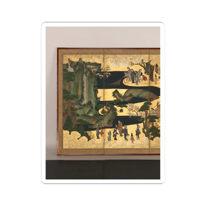 unknown - Amusements in a Mansion - mid-17th century v5 - STICKER Vinyl Kiss-Cut Decal