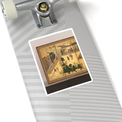 unknown - Amusements in a Mansion - mid-17th century v8 - STICKER Vinyl Kiss-Cut Decal