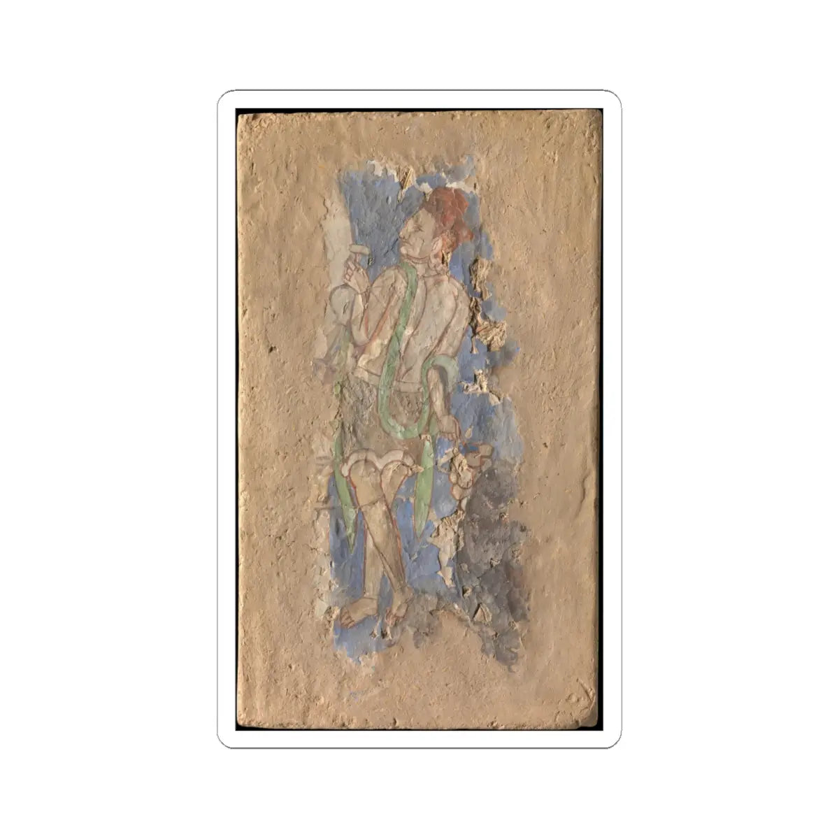 unknown - Attendant - ca. 6th–7th century v1 - STICKER Vinyl Kiss-Cut Decal