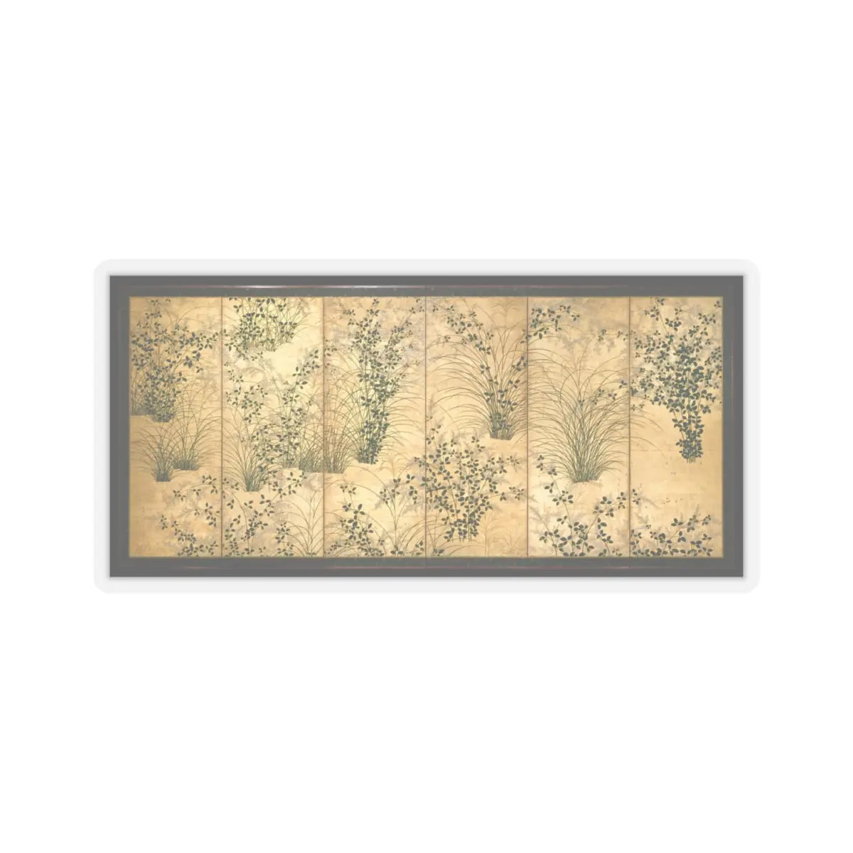 unknown - Autumn Grasses - first half 17th century v1 - STICKER Vinyl Kiss-Cut Decal