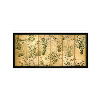 unknown - Autumn Grasses - first half 17th century v1 - STICKER Vinyl Kiss-Cut Decal