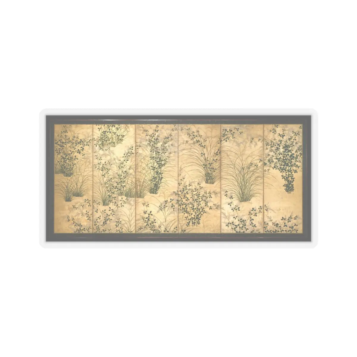 unknown - Autumn Grasses - first half 17th century v1 - STICKER Vinyl Kiss-Cut Decal
