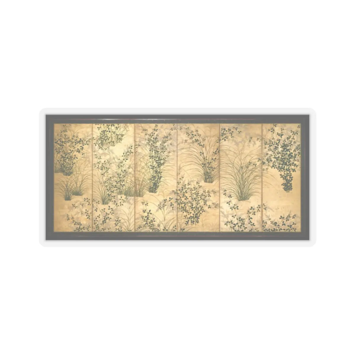 unknown - Autumn Grasses - first half 17th century v1 - STICKER Vinyl Kiss-Cut Decal