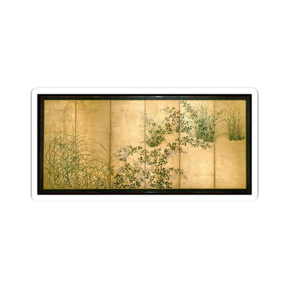 unknown - Autumn Grasses - first half 17th century v2 - STICKER Vinyl Kiss-Cut Decal