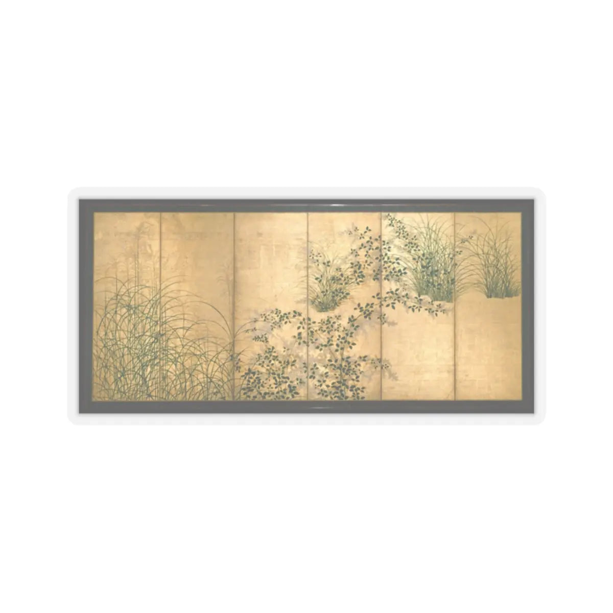 unknown - Autumn Grasses - first half 17th century v2 - STICKER Vinyl Kiss-Cut Decal