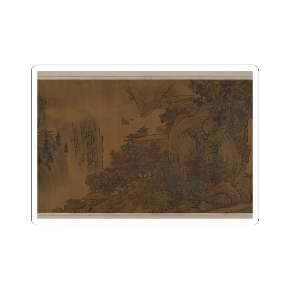 unknown - Autumn Landscape - unknown v11 - STICKER Vinyl Kiss-Cut Decal