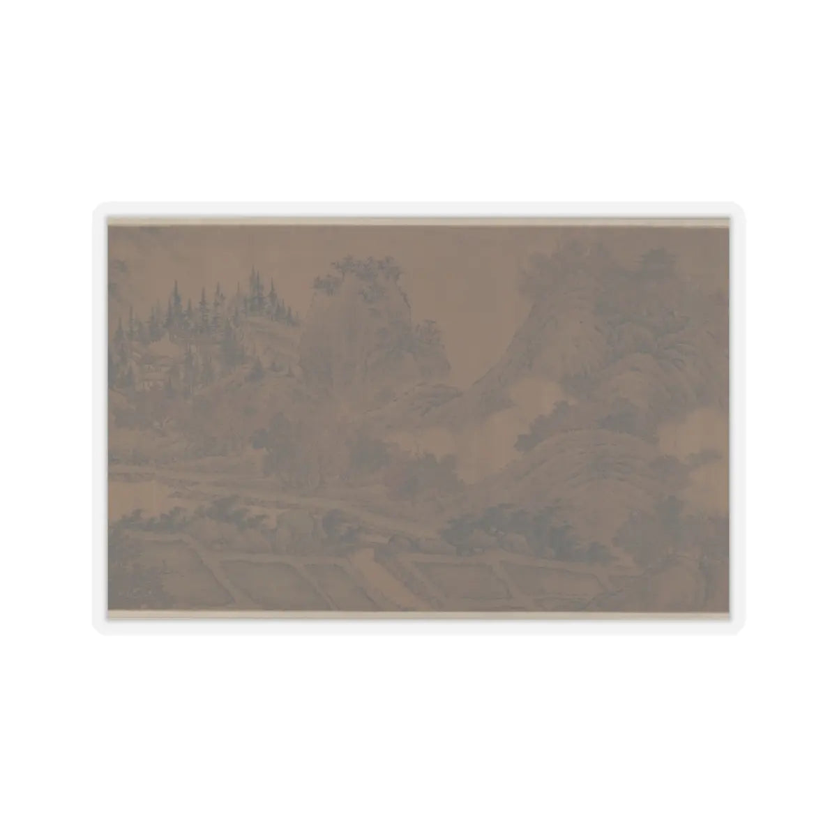 unknown - Autumn Landscape - unknown v14 - STICKER Vinyl Kiss-Cut Decal