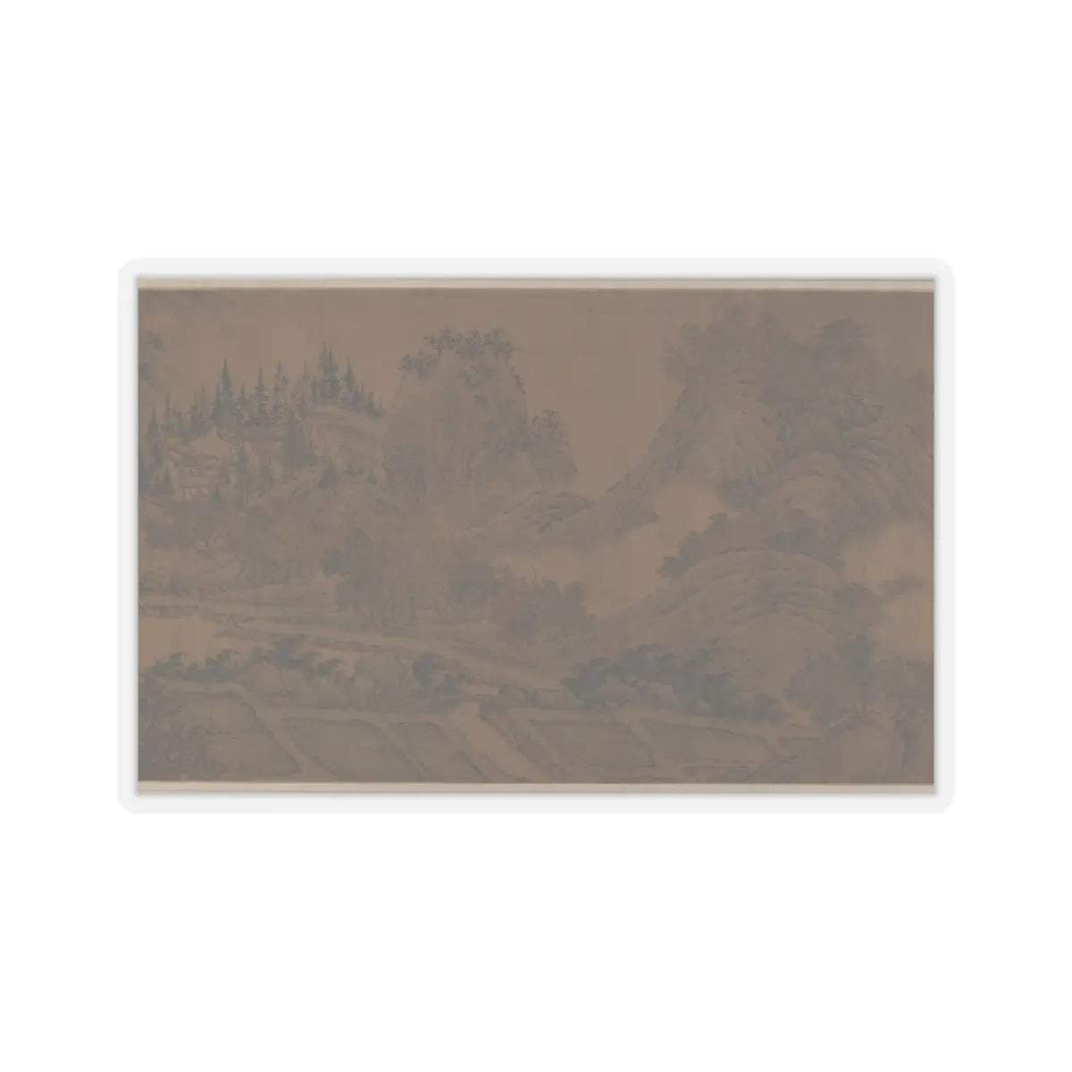 unknown - Autumn Landscape - unknown v14 - STICKER Vinyl Kiss-Cut Decal