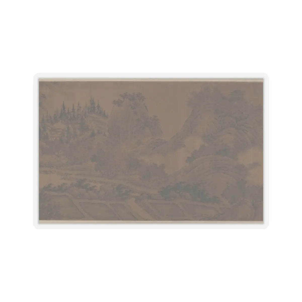 unknown - Autumn Landscape - unknown v14 - STICKER Vinyl Kiss-Cut Decal