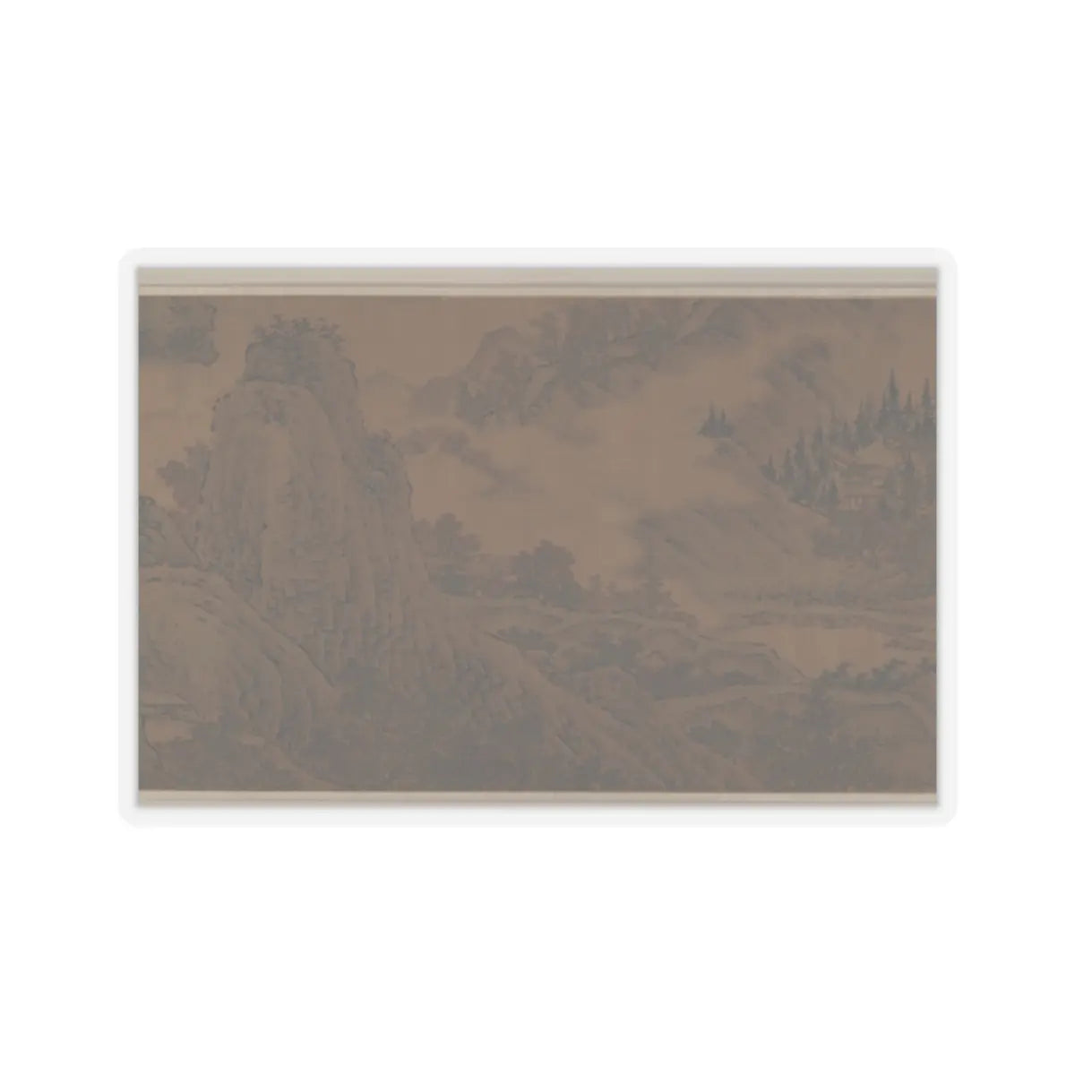 unknown - Autumn Landscape - unknown v15 - STICKER Vinyl Kiss-Cut Decal