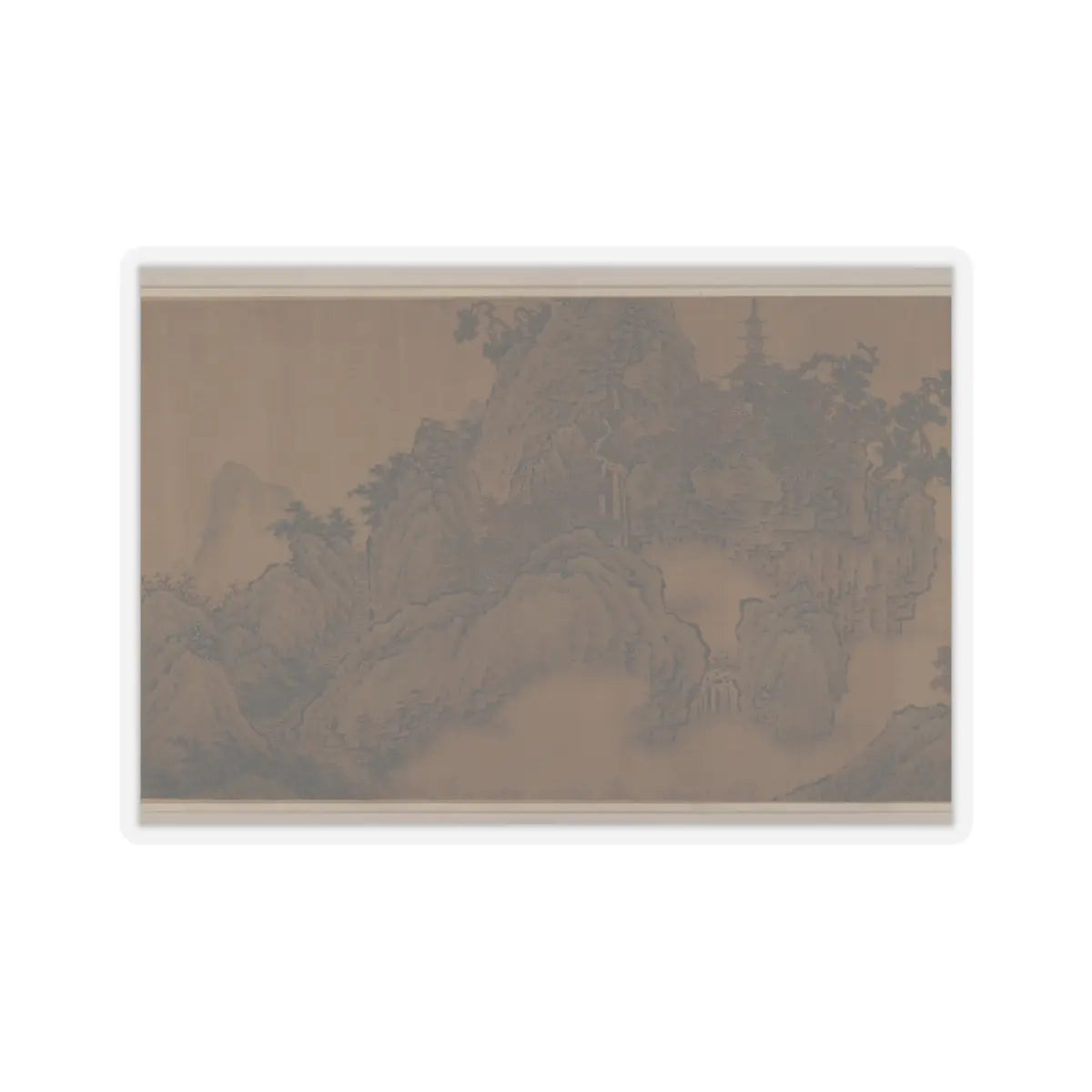 unknown - Autumn Landscape - unknown v17 - STICKER Vinyl Kiss-Cut Decal