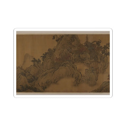 unknown - Autumn Landscape - unknown v17 - STICKER Vinyl Kiss-Cut Decal