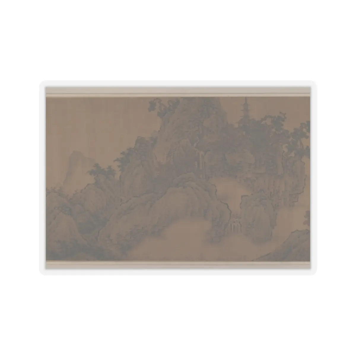 unknown - Autumn Landscape - unknown v17 - STICKER Vinyl Kiss-Cut Decal