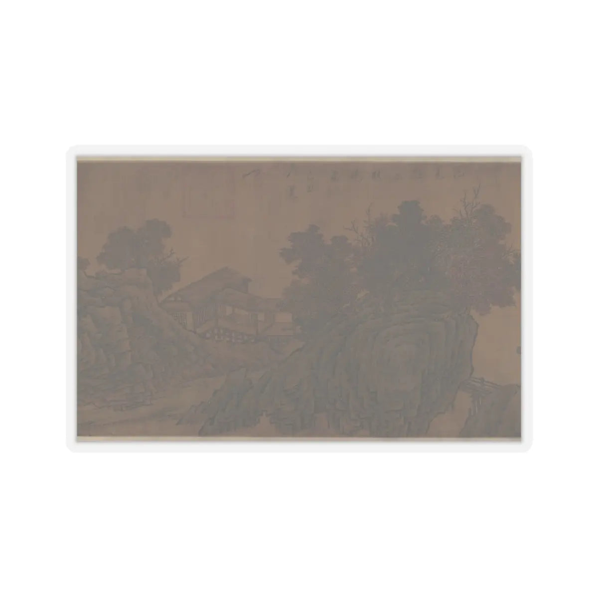 unknown - Autumn Landscape - unknown v8 - STICKER Vinyl Kiss-Cut Decal