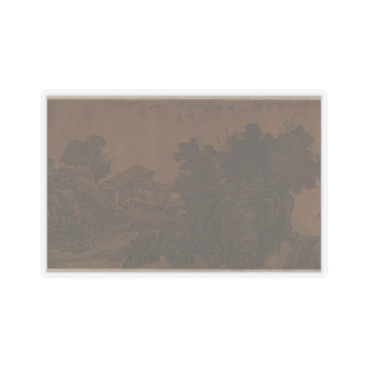 unknown - Autumn Landscape - unknown v8 - STICKER Vinyl Kiss-Cut Decal