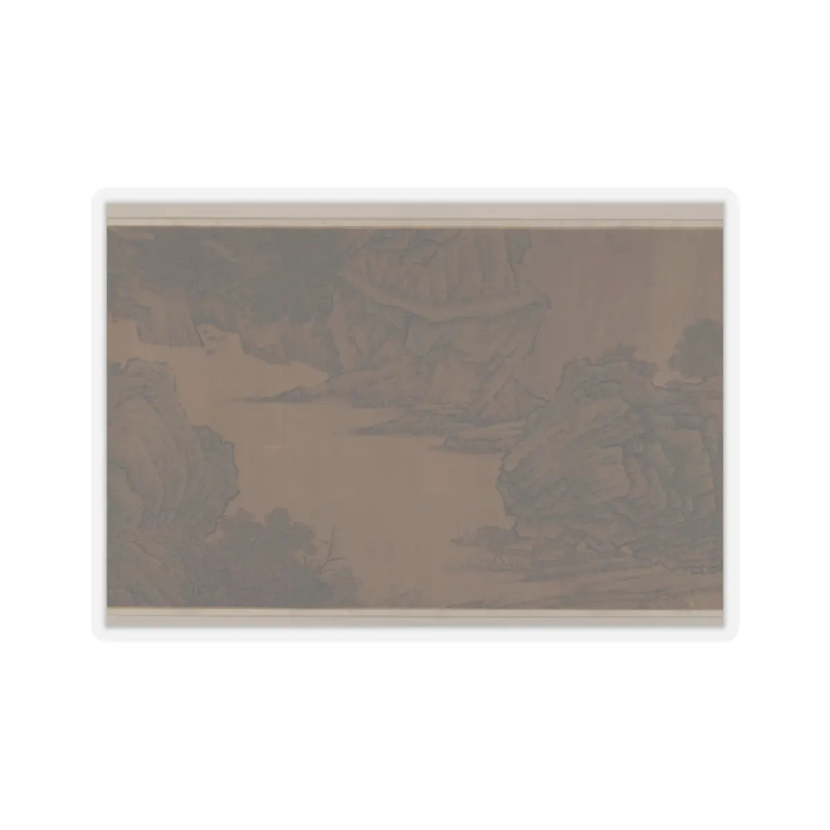 unknown - Autumn Landscape - unknown v9 - STICKER Vinyl Kiss-Cut Decal