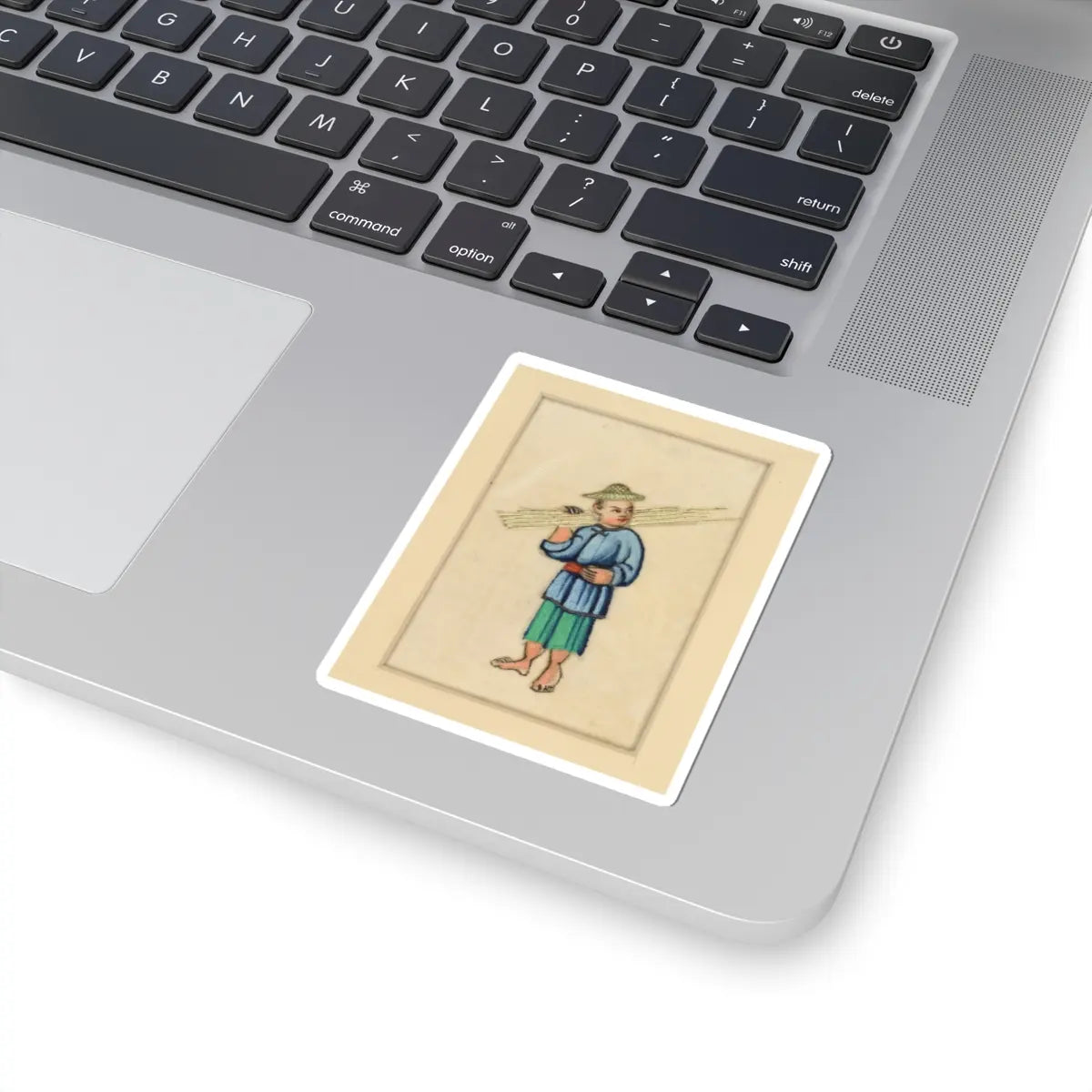 unknown - Bamboo () Vendor - early 20th century v2 - STICKER Vinyl Kiss-Cut Decal