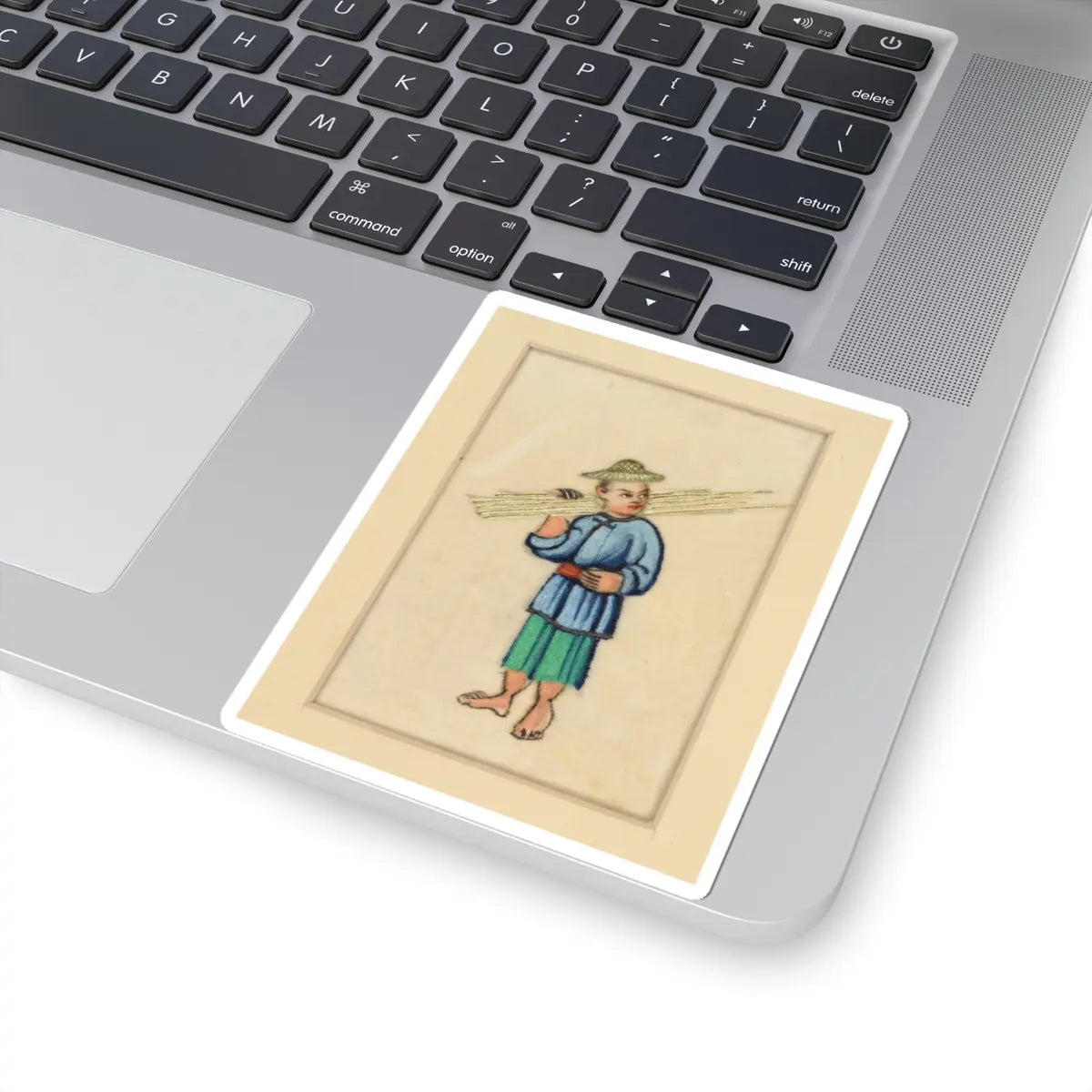 unknown - Bamboo () Vendor - early 20th century v2 - STICKER Vinyl Kiss-Cut Decal