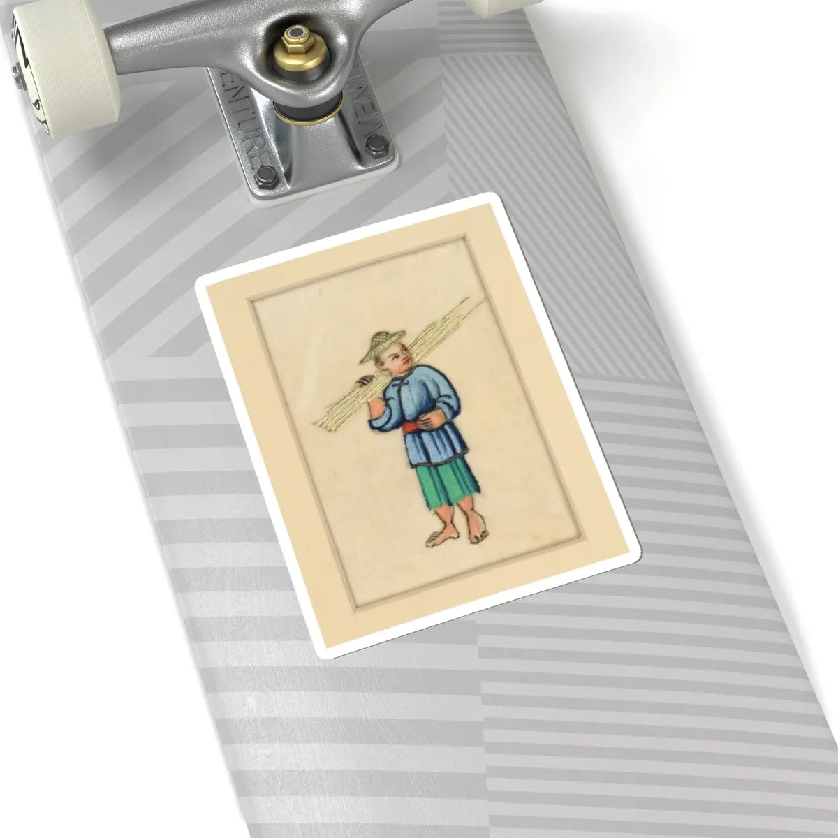 unknown - Bamboo () Vendor - early 20th century v2 - STICKER Vinyl Kiss-Cut Decal