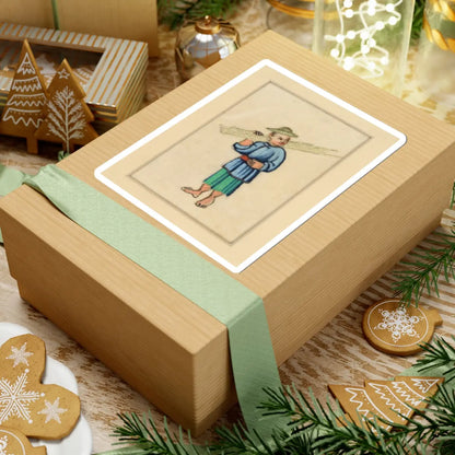 unknown - Bamboo () Vendor - early 20th century v2 - STICKER Vinyl Kiss-Cut Decal