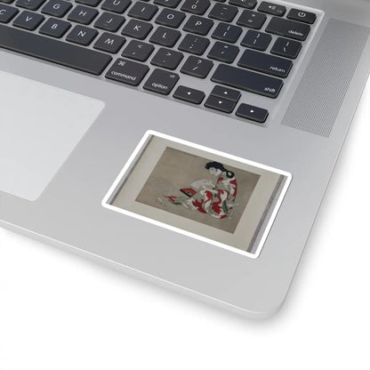 unknown - Beauty Writing a Letter (copy of a section of the Hikone Screen) - 17th–18th century v1 - STICKER Vinyl Kiss-Cut Decal
