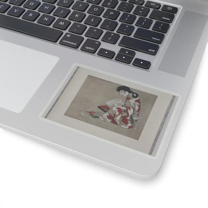 unknown - Beauty Writing a Letter (copy of a section of the Hikone Screen) - 17th–18th century v1 - STICKER Vinyl Kiss-Cut Decal