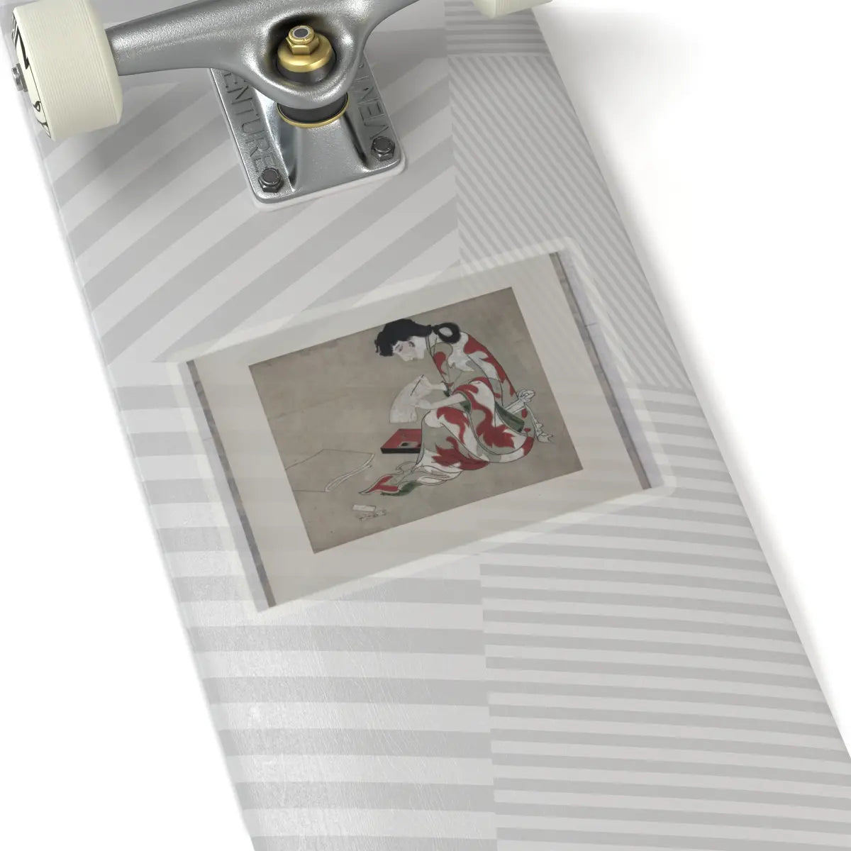 unknown - Beauty Writing a Letter (copy of a section of the Hikone Screen) - 17th–18th century v1 - STICKER Vinyl Kiss-Cut Decal